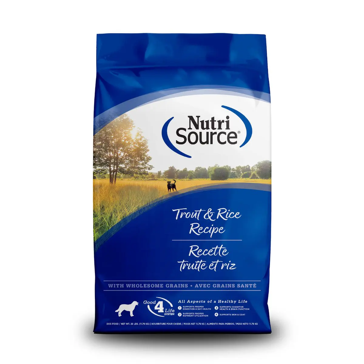 NutriSource Trucha y Arroz 12 lb