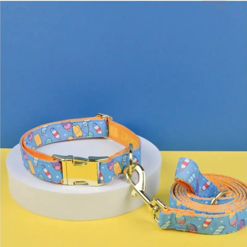 Juego de collar con correa - Helado