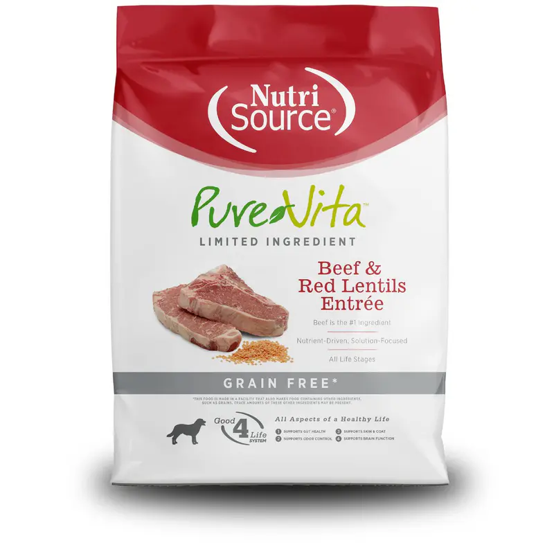PureVita Grain Free Res y Lentejas Rojas 25 lb