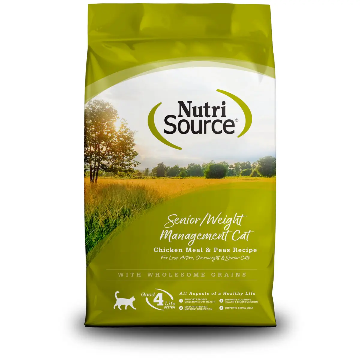 NutriSource Gato Senior y Control de Peso 12 lb