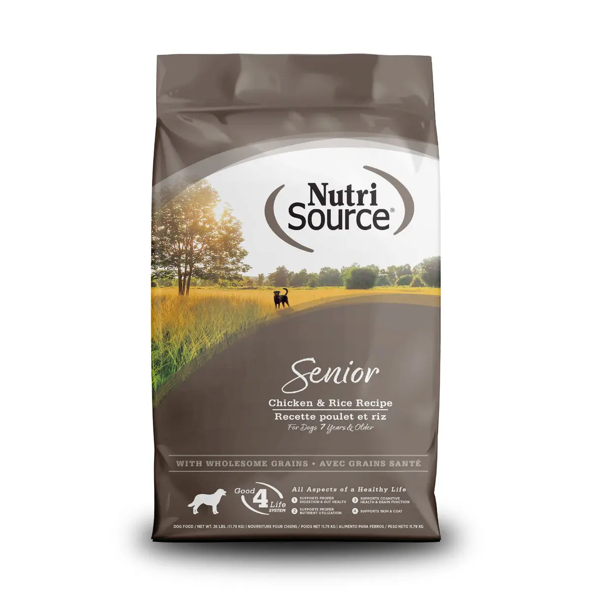 NutriSource Senior Pollo y Arroz 12 lb