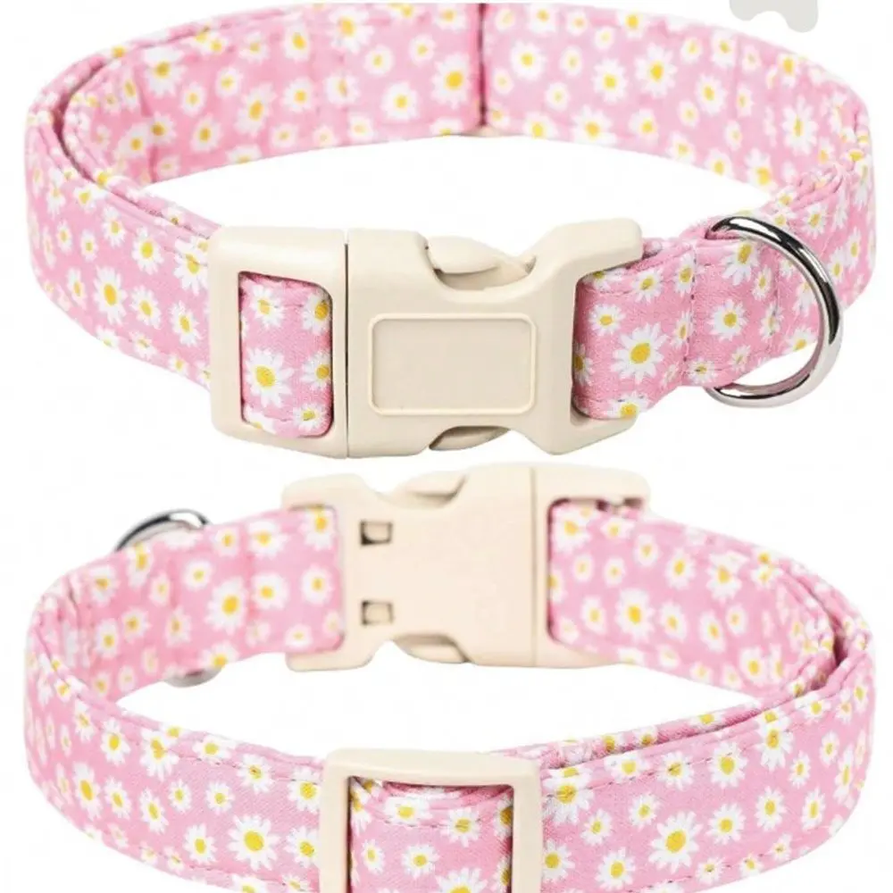 Collar floreado de margaritas