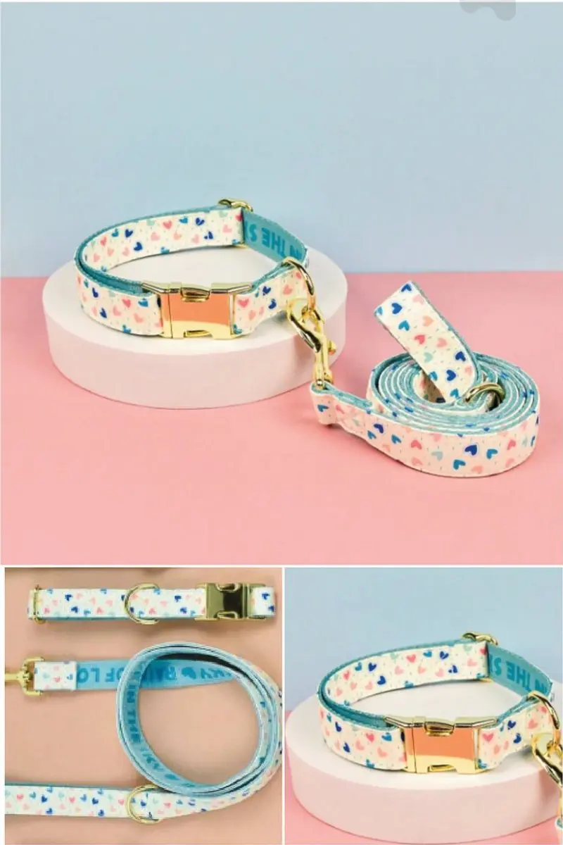 Juego de collar con correa - Amor